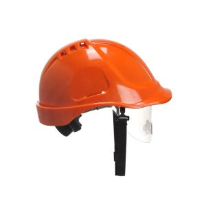 Casca de protectie cu Vizor Endurance Portwest portocaliu WorkCenter Echipamente de protectie