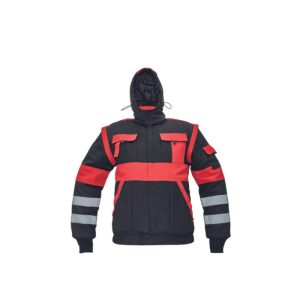 Jacheta de iarna reflectorizanta 2in1 MAX Cerva negru WorkCenter Echipamente de protectie