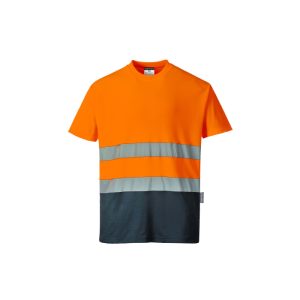 Tricou bicolor Confort Portwest portocaliu WorkCenter Echipamente de protectie